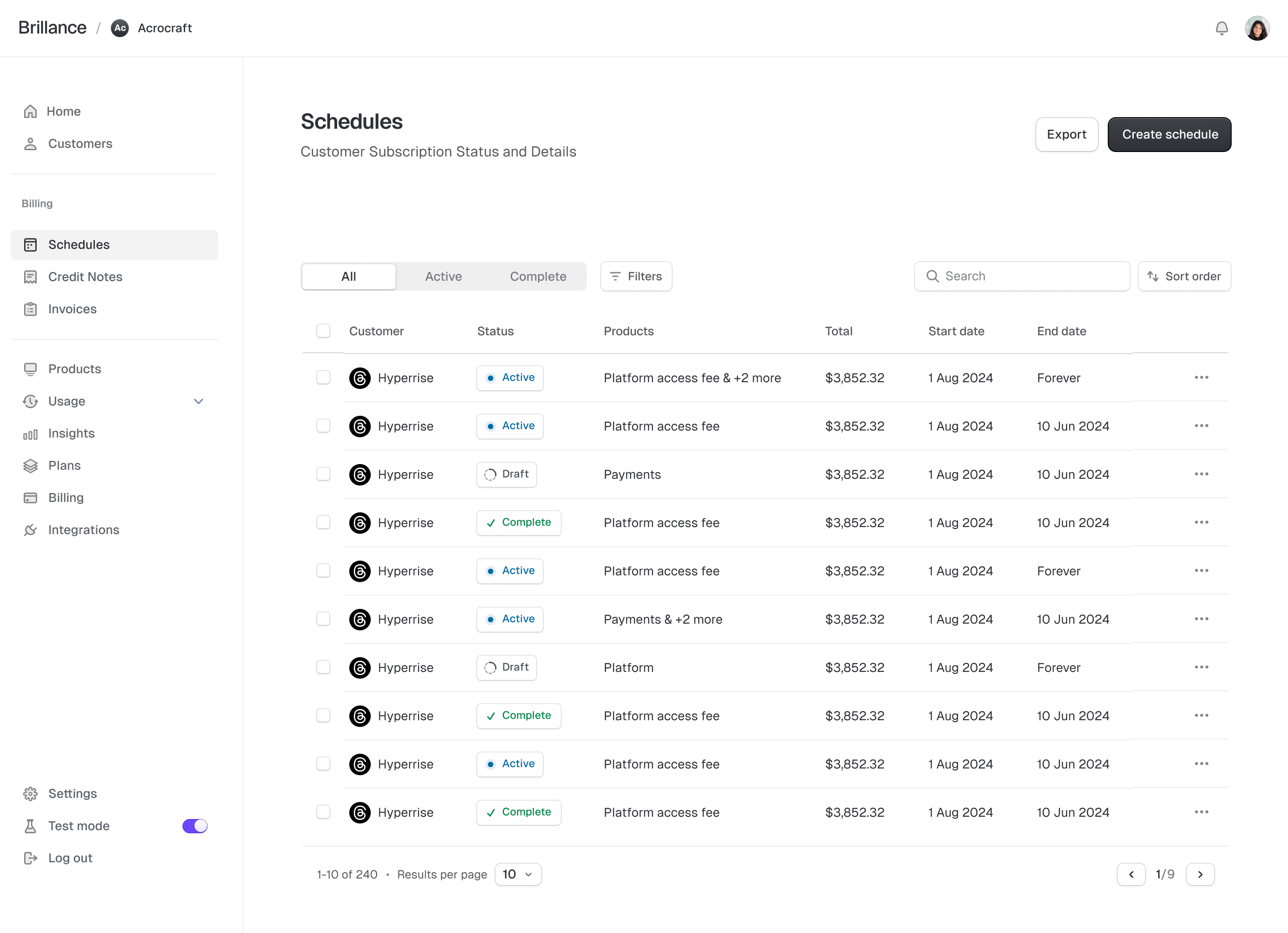 Ad Management Dashboard